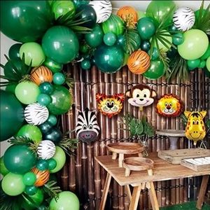 Animal balloon decoration garland safari kit